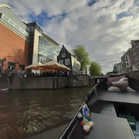 Wheelhouse Euphrate Houseboat Nocleg ze śniadaniem Amsterdam